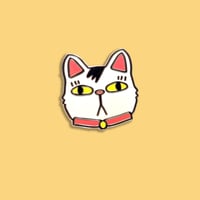 Image 2 of Enamel Cat Pin