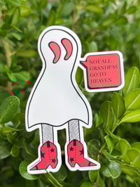 Ghost in Boots Sticker