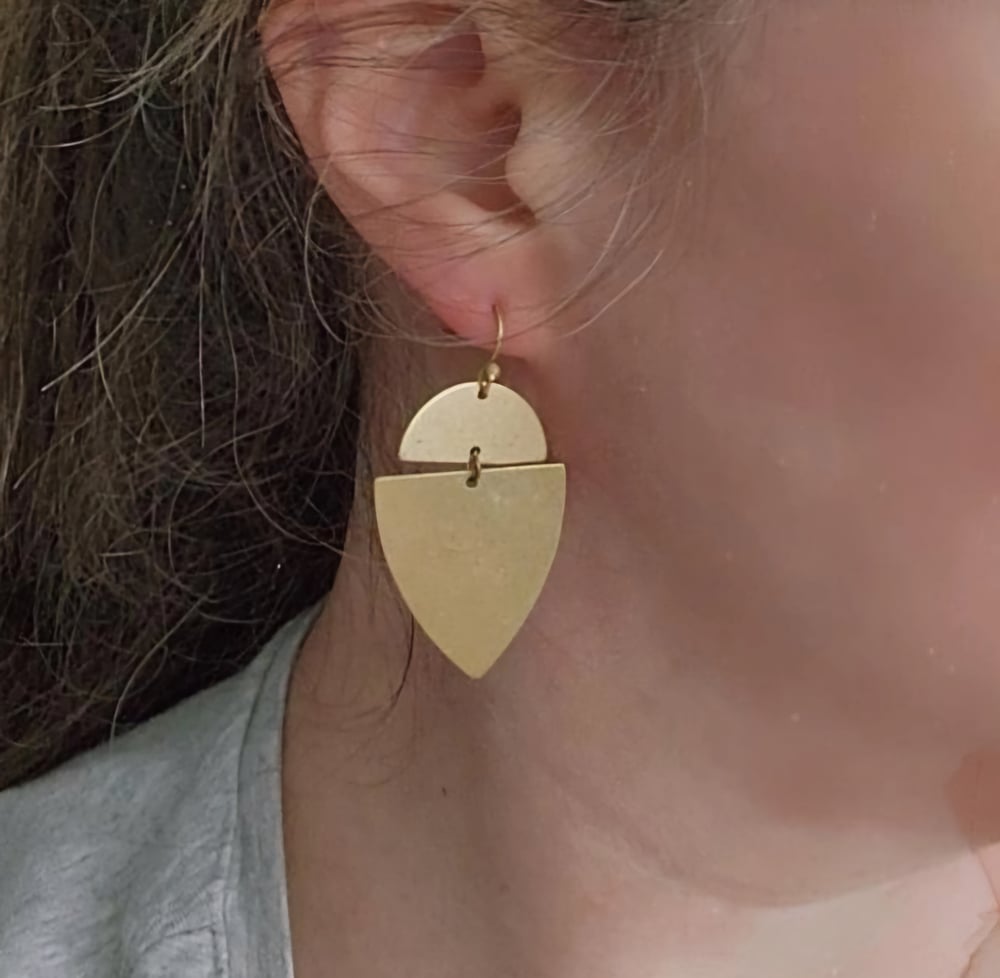 Image of Shield Earrings