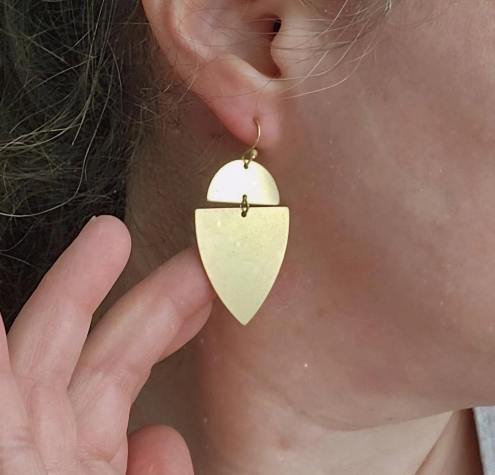 Image of Shield Earrings