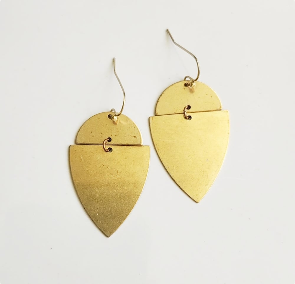 Image of Shield Earrings