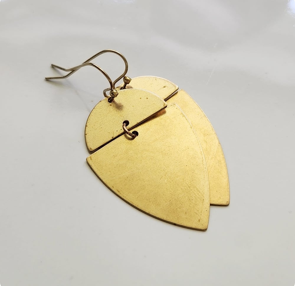 Image of Shield Earrings