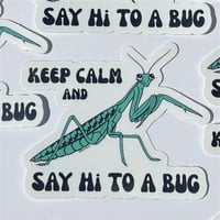 Say Hi to a Bug Sticker