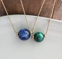 Image 1 of Kyanite + Malachite