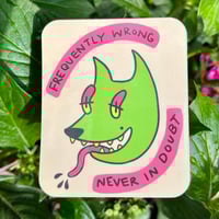Frequently Wrong Sticker