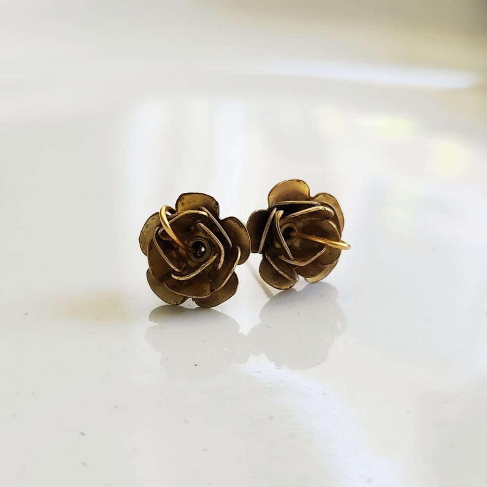 Image of Rose Stud Earrings