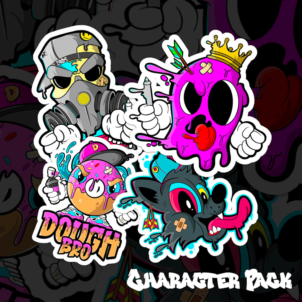 Image of Character Sticker Pack