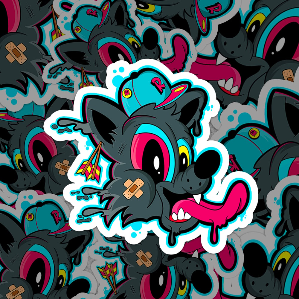 Image of Mad Wolf Sticker