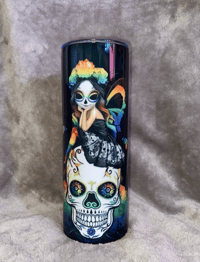 Image 1 of Skinny Tumbler | Day of the dead