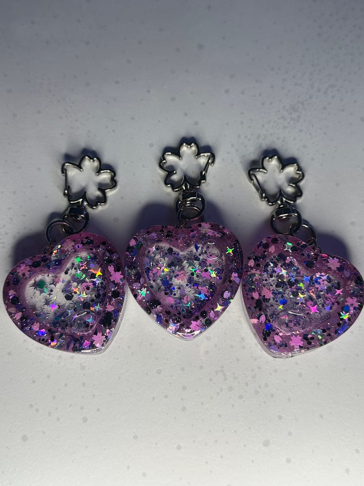 Image of Sakura Heart Charm
