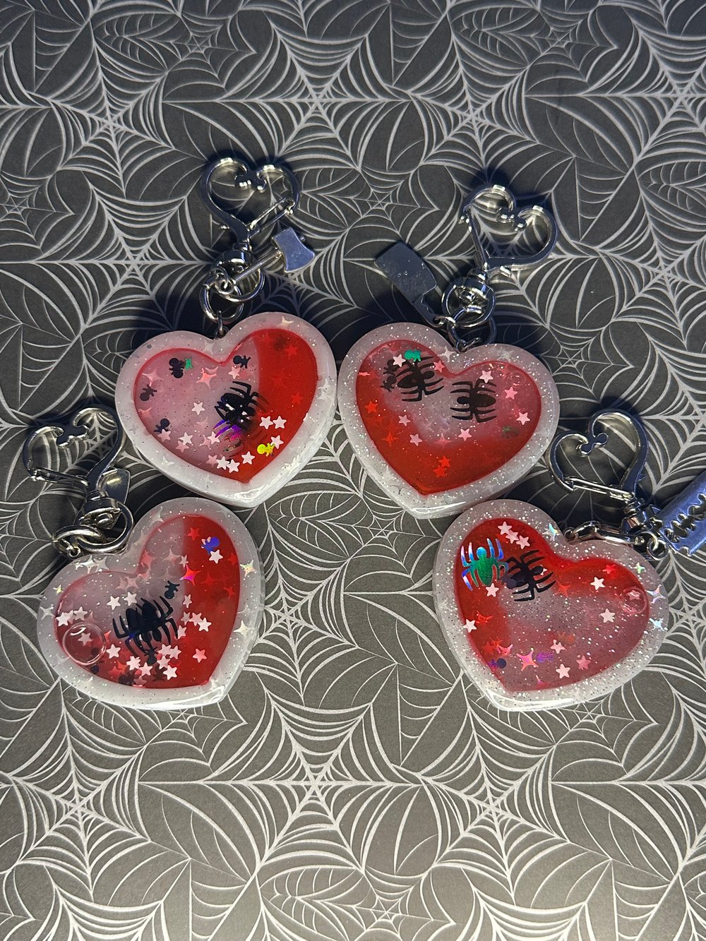 Image of Blood Drip Heart Charms