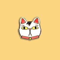 Image 3 of Enamel Cat Magnet