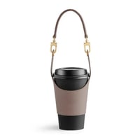 Image 4 of Portable Coffee Leather Cup Holder