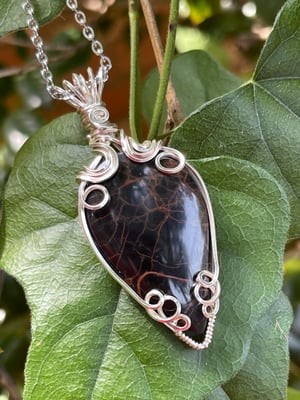 Spiderman Jasper Pendant