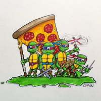 Image 1 of TMNT 40th Anniversary Original Art