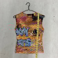 Image 7 of 00s dkny mesh tank