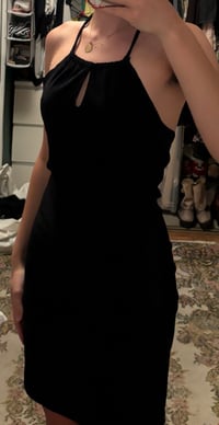 Image 5 of 90s suede halter dress