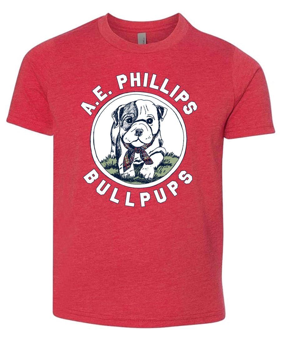 Image of Youth Bullpup RED Short Sleeve Tee 