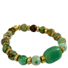 LAST ONE - Turquoise Cabo Bracelet with Czech Glass Feature Bead 3.