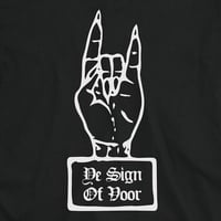 Image 2 of YE SIGN OF VOOR (WHITE PRINT)