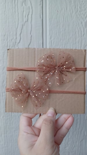 Image of TULLE BOWS(multiple colors available)