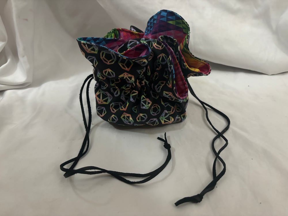 Image of Rainbow Dice Dice Bag