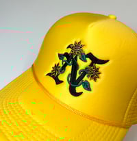 Image 5 of Northside Of The Map (NSTOTM) Yellow Floral Trucker Hat