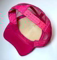 Image 5 of Deco Embroidered 1/1 Pink Snap Back Hippy Hat