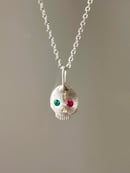 Image 1 of Sterling Skull Pendant