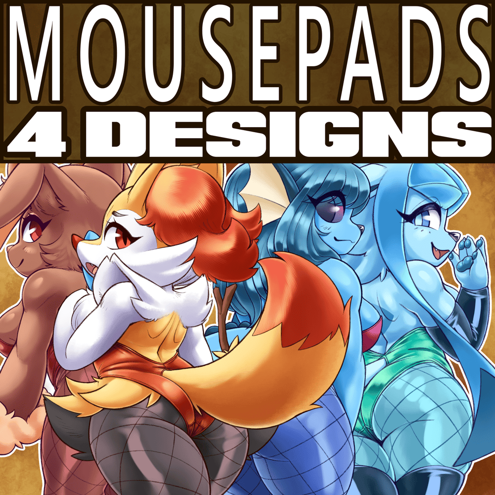 Cheeky BunnyGirls: Set #1 - Mouse Pads