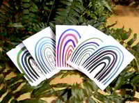 Image 2 of Rainbow cards (5 pack)