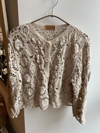 Image 1 of Crocheted Cardigan