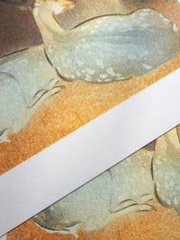 Image 4 of Slumbering Blue (detail) A5 Risograph Print
