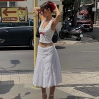 Image 3 of FRENCH CHERRY CROP TOP