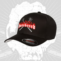 HATEBREED CROSSED MACE LOGO FLEX FIT HAT