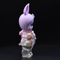 Image 2 of Kilos Kewties 3 inch Lilac Bunny Double Cast Resin Figure