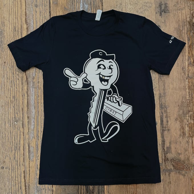 Image of GOLD TOOTH KEY GUY TEE - Black & White