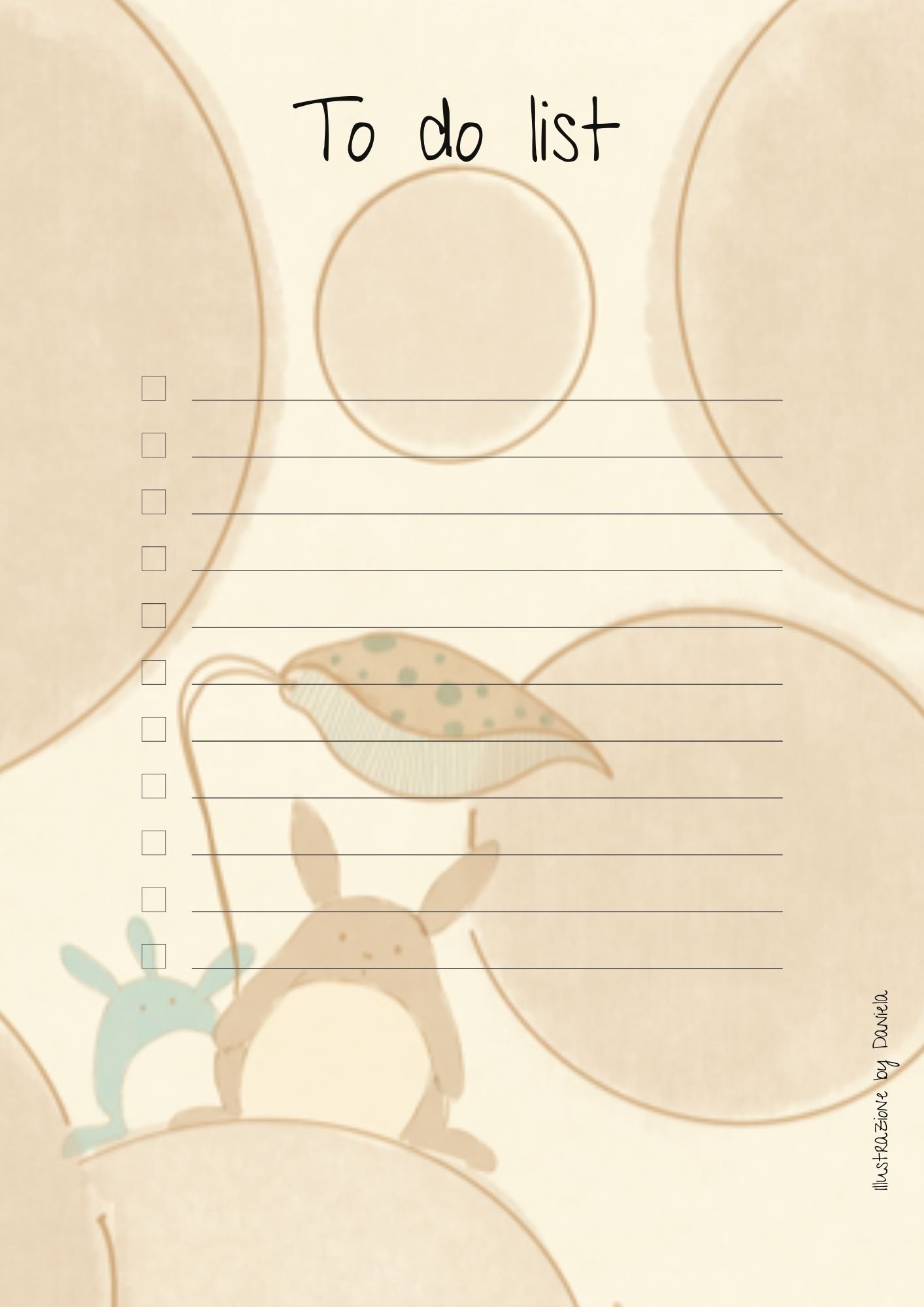 Image of Disegni-ni digitali- serie TO DO LIST 