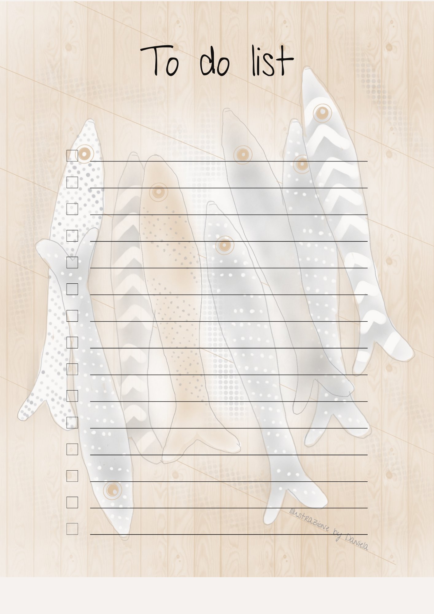 Image of Disegni-ni digitali- serie TO DO LIST 