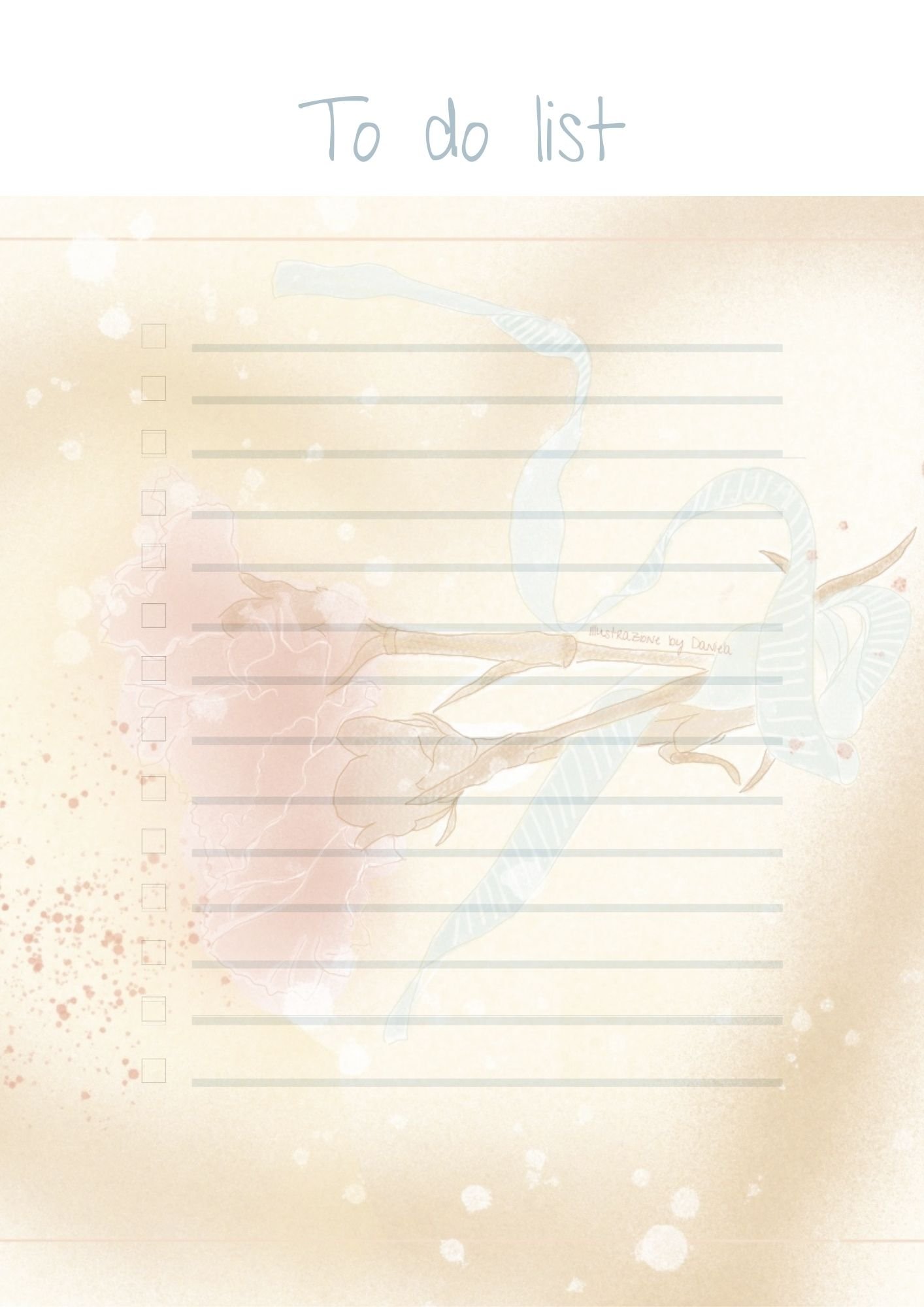 Image of Disegni-ni digitali- serie TO DO LIST 