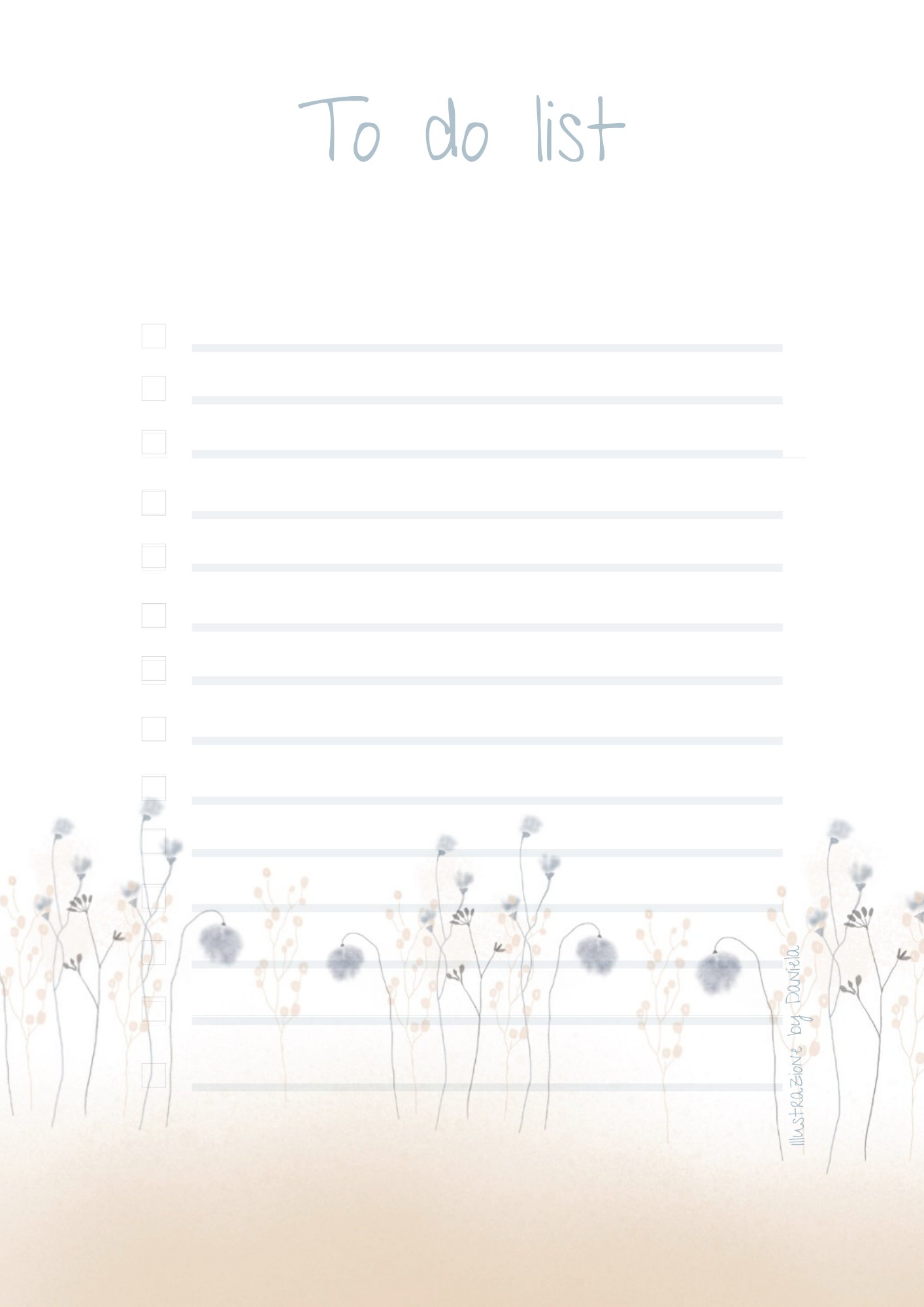 Image of Disegni-ni digitali- serie TO DO LIST 