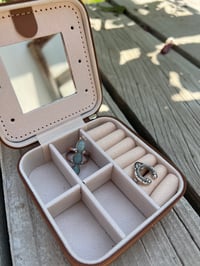 Image 3 of Coffee & Cream Travel Jewelry Case