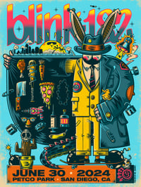 Image 1 of BLINK 182 San Diego CA 2024 (Regular & Foil)
