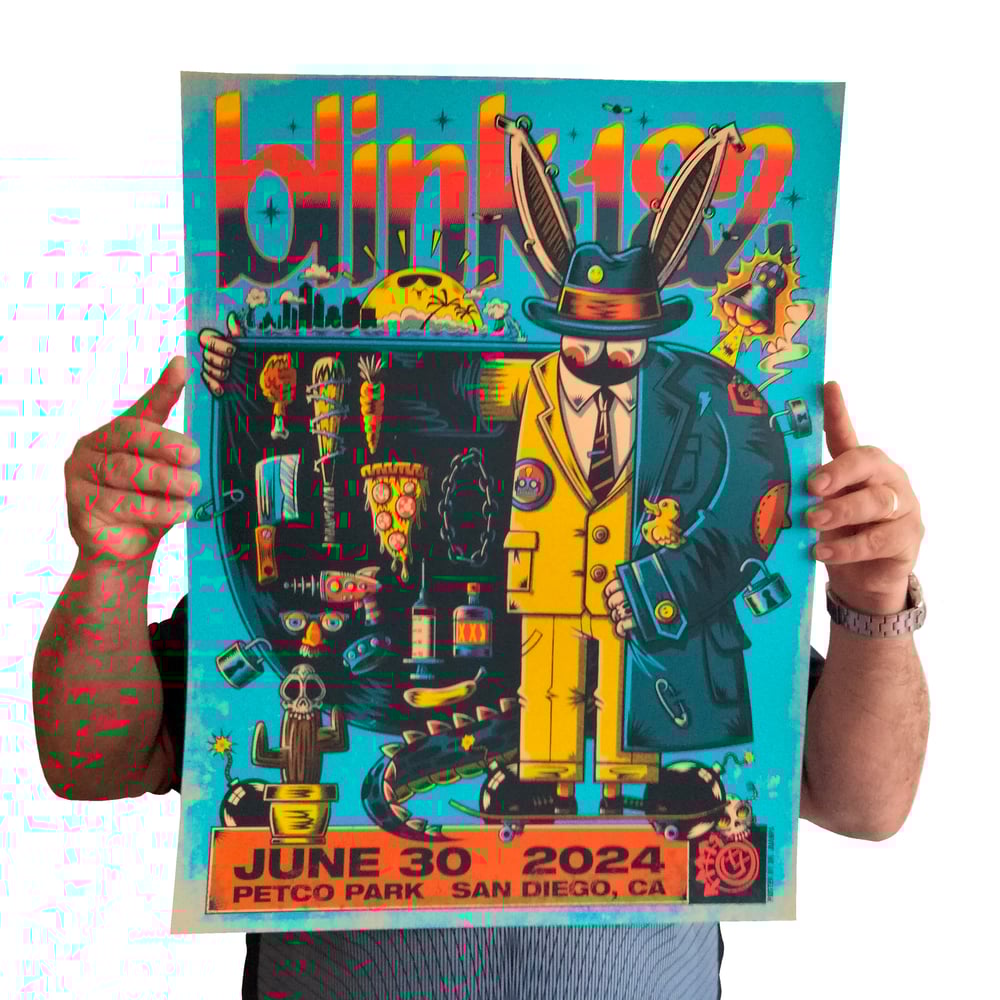 BLINK 182 San Diego CA 2024 (Regular & Foil) | Doctor Juanpa