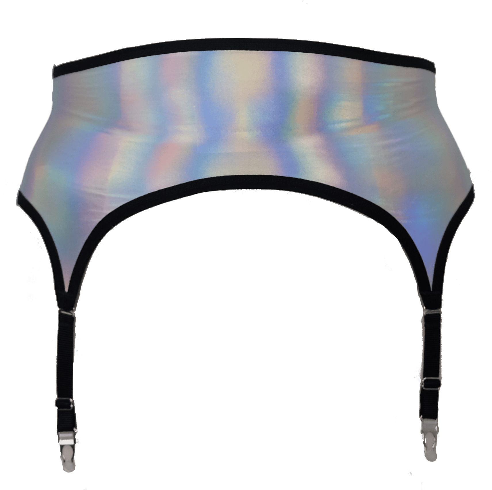 Holographic Spandex Garter Belt | Odd Romp Holographic Spandex Garter Belt | Odd Romp