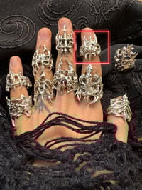 Image 4 of trident claw ring