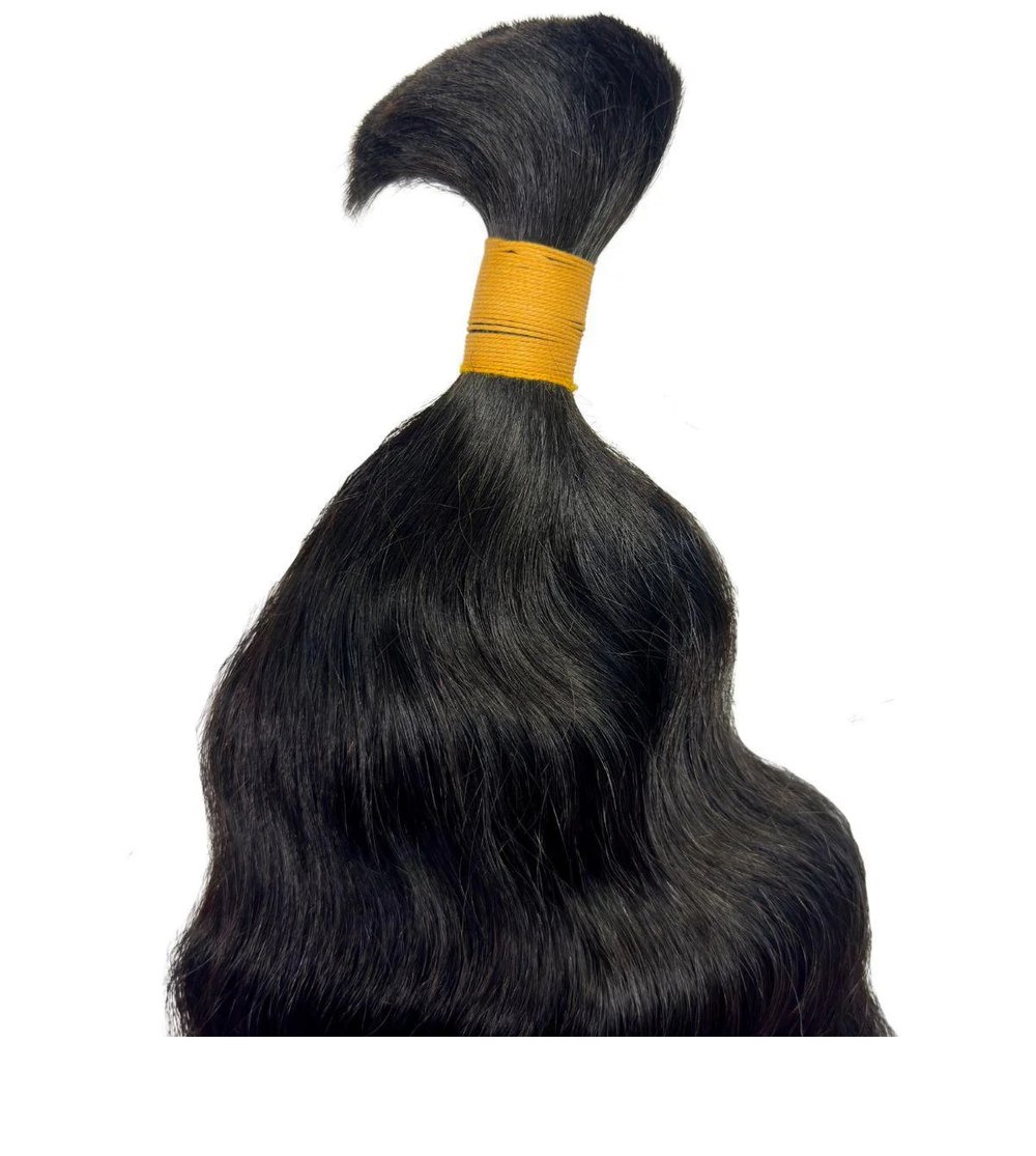 Image of Raw Indian Curly Bulk Human Braiding Hair