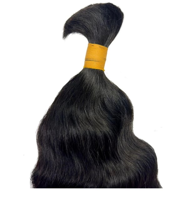 Image of Raw Indian Curly Bulk Human Braiding Hair
