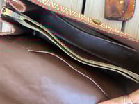 Image 5 of Vintage Tooled Leather Bag