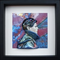 Image 1 of David Bowie 'Low' Raku Version - Framed Sculpture